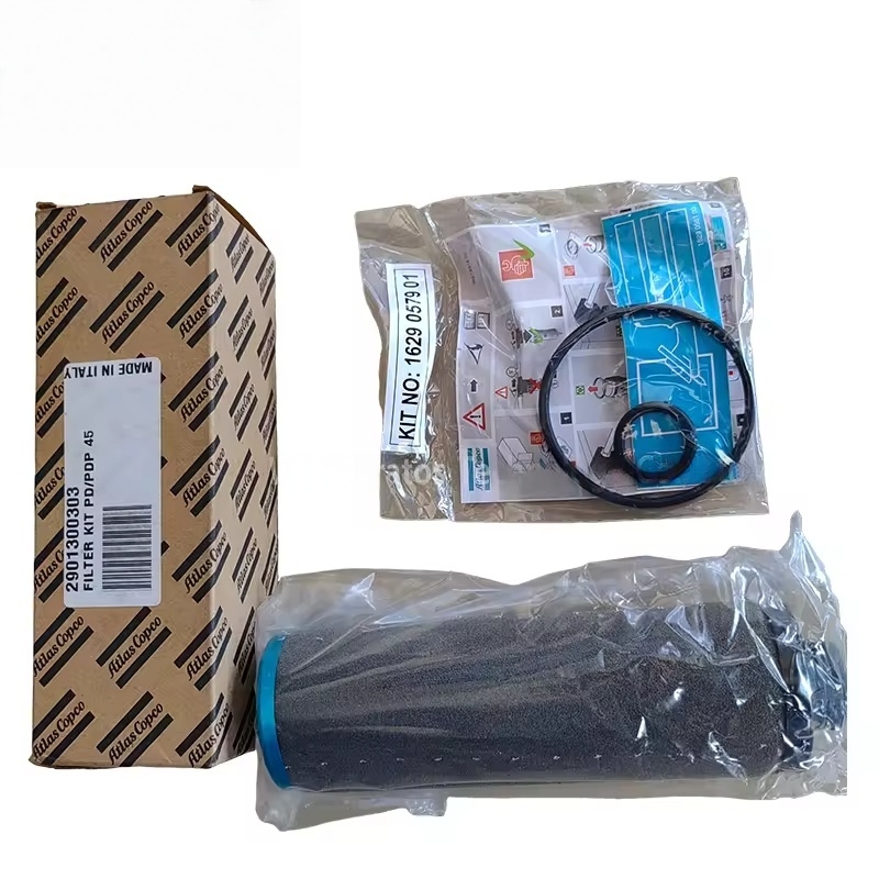 Atlas Copco 2901300303 필터 키트 PD PDP 45 공기 압축기 불순물 여과 용 고밀도 쉬운 쉬운 설치 Comprar en Line