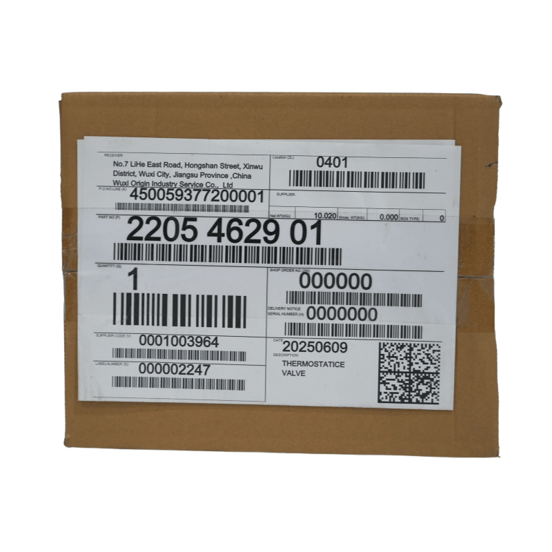 Atlas Copco 온도 조절 밸브 파트 2205462901
