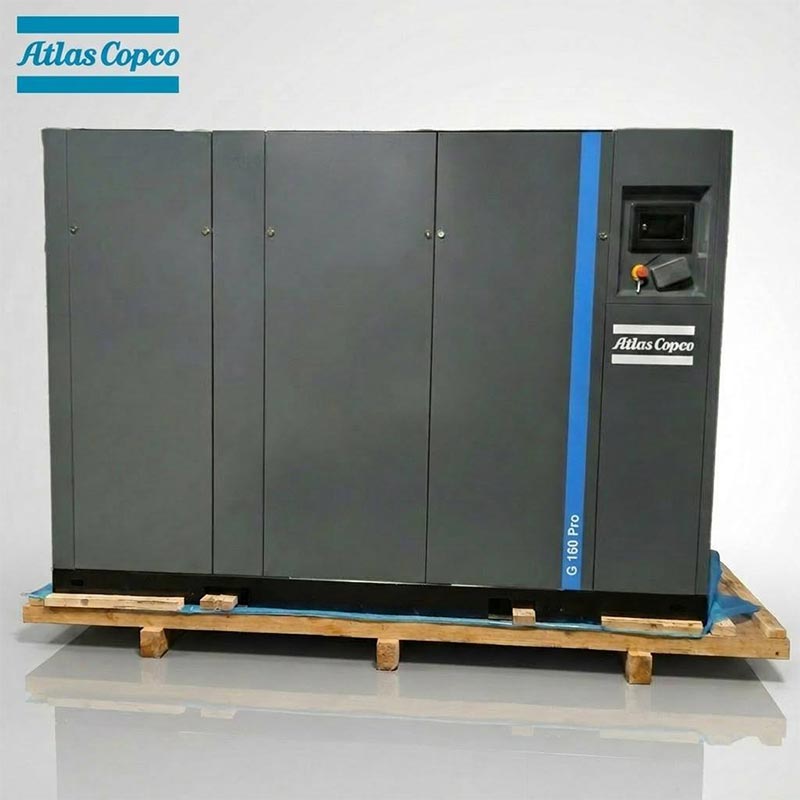 아트라스 콥코 GA160 프로 160kW 215HP 오일 주입식 로터리 스크류 공기 압축기 7.5 10Bar 1543CFM