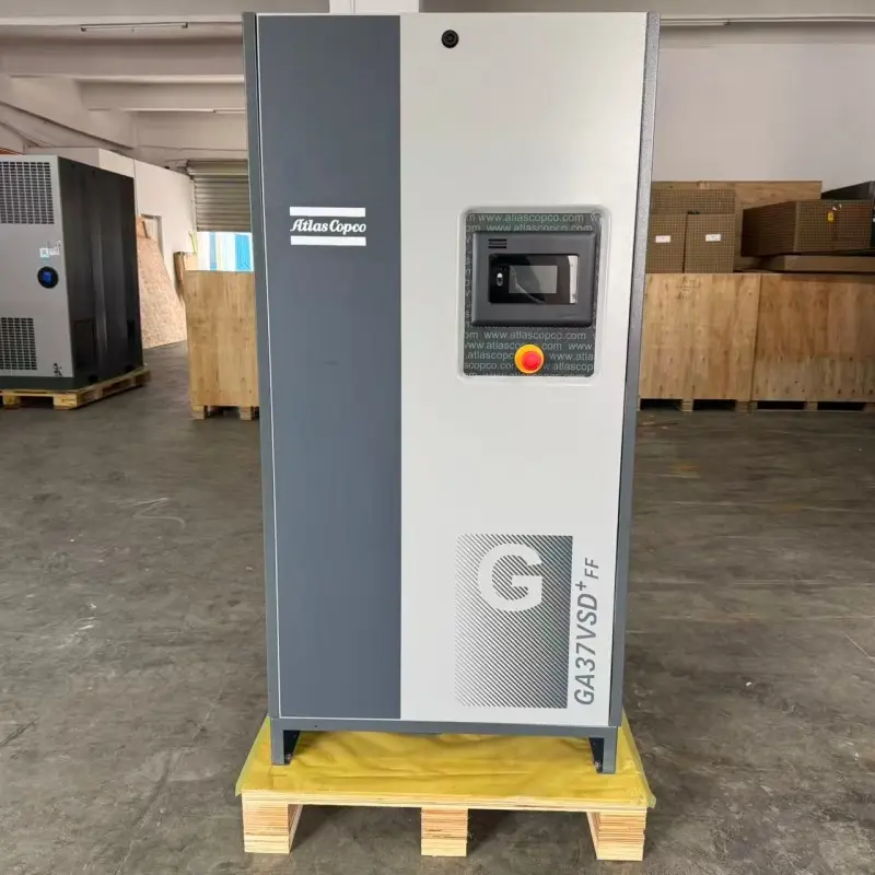 Atlas Copco GA37 VSD+ FF 37kW 50HP 산업용 오일 주입식 스크류 공기 압축기