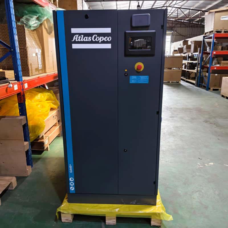 Atlas Copco 고정 회전 나사 공기 압축기 GA45+ 윤활 AC 전원 380V/400V 45KW