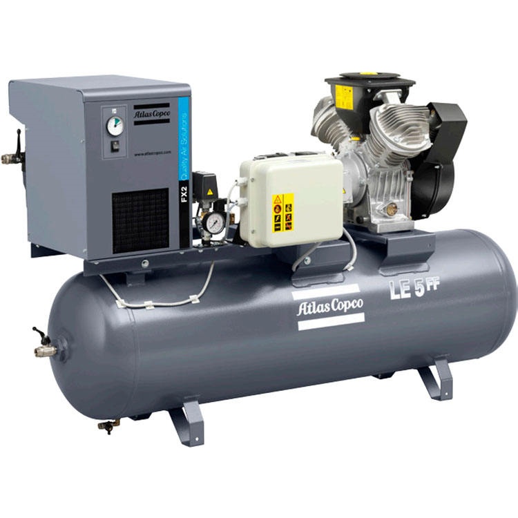 Atlas Copco Piston Compressors LZ LF LFX LFXD 시리즈의 자동 스테이지 오일 무료 왕복 압축기